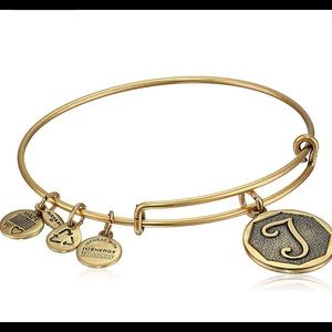 Alex and Ani “T” initial bracelet NWT